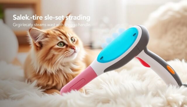 best 5 Cat Steam Brush for Shedding with Steam for Cats