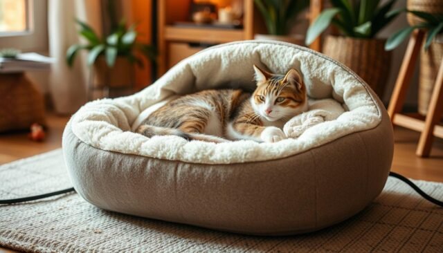 best 5  INVENHO Heated Cat Bed