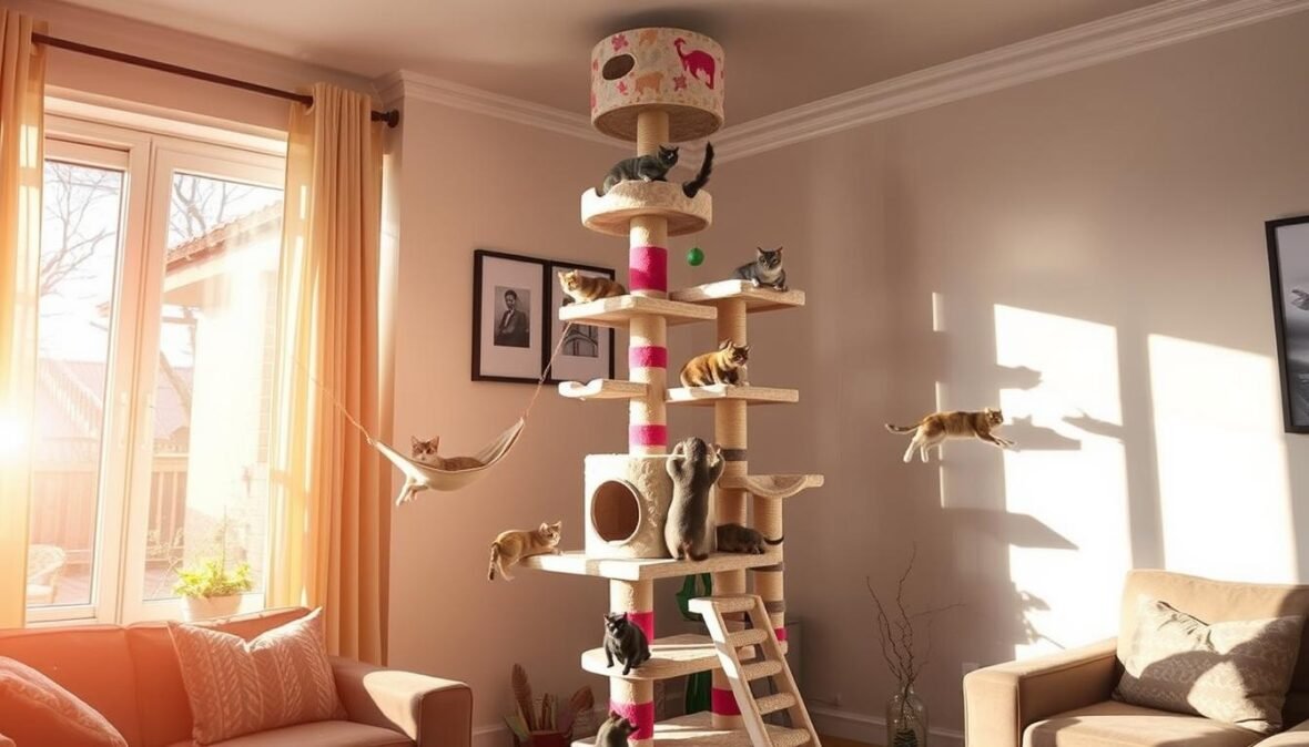 best 5  Yaheetech Multi-Level Cat Tree